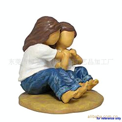 【供應(yīng)樹脂(POLY) 抽象人物擺飾 樹脂工藝 家居擺件 情人節(jié)禮品】?jī)r(jià)格,廠家,圖片,塑料、樹脂工藝品,東莞市樟木頭利鴻樹脂工藝品加工廠-